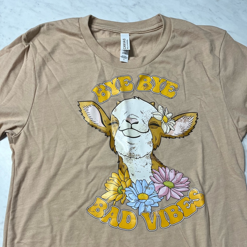 By bye bad vibes shirt.